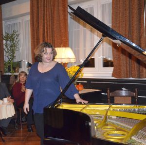 1218th Liszt Evening - Parlour of Four Muses in Oborniki Slaskie, 23rd September  2016. <br>   Sofya Gulyak - piano, Juliusz Adamowski commentary. Photo by Photo by Waldemar Jozef Marzec..